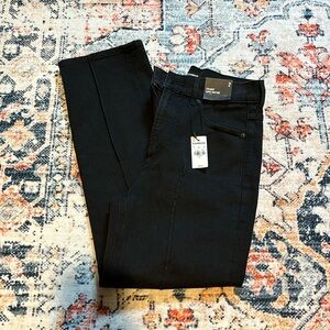 Black Express Straight Leg Jeans